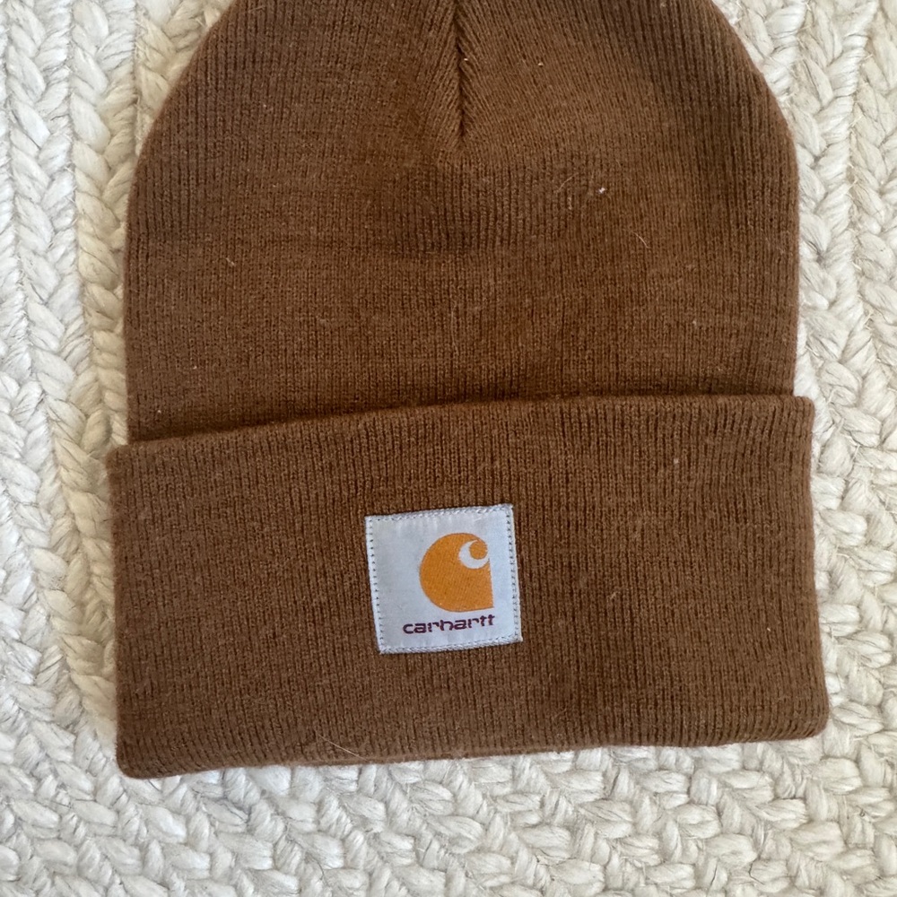 Carhartt Brown Knit Beanie